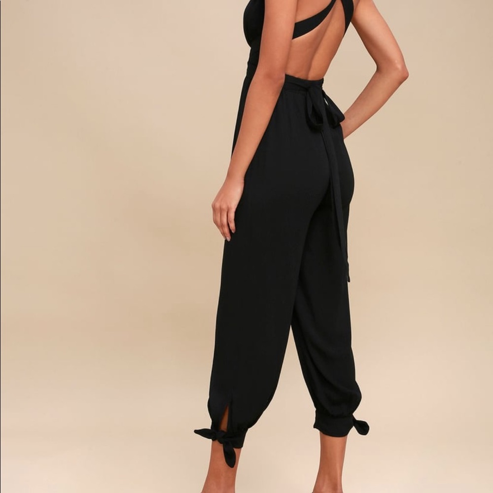 Black Halter Jumpsuit